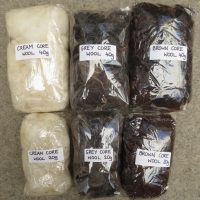British Felting Core Wool - Natural Colours