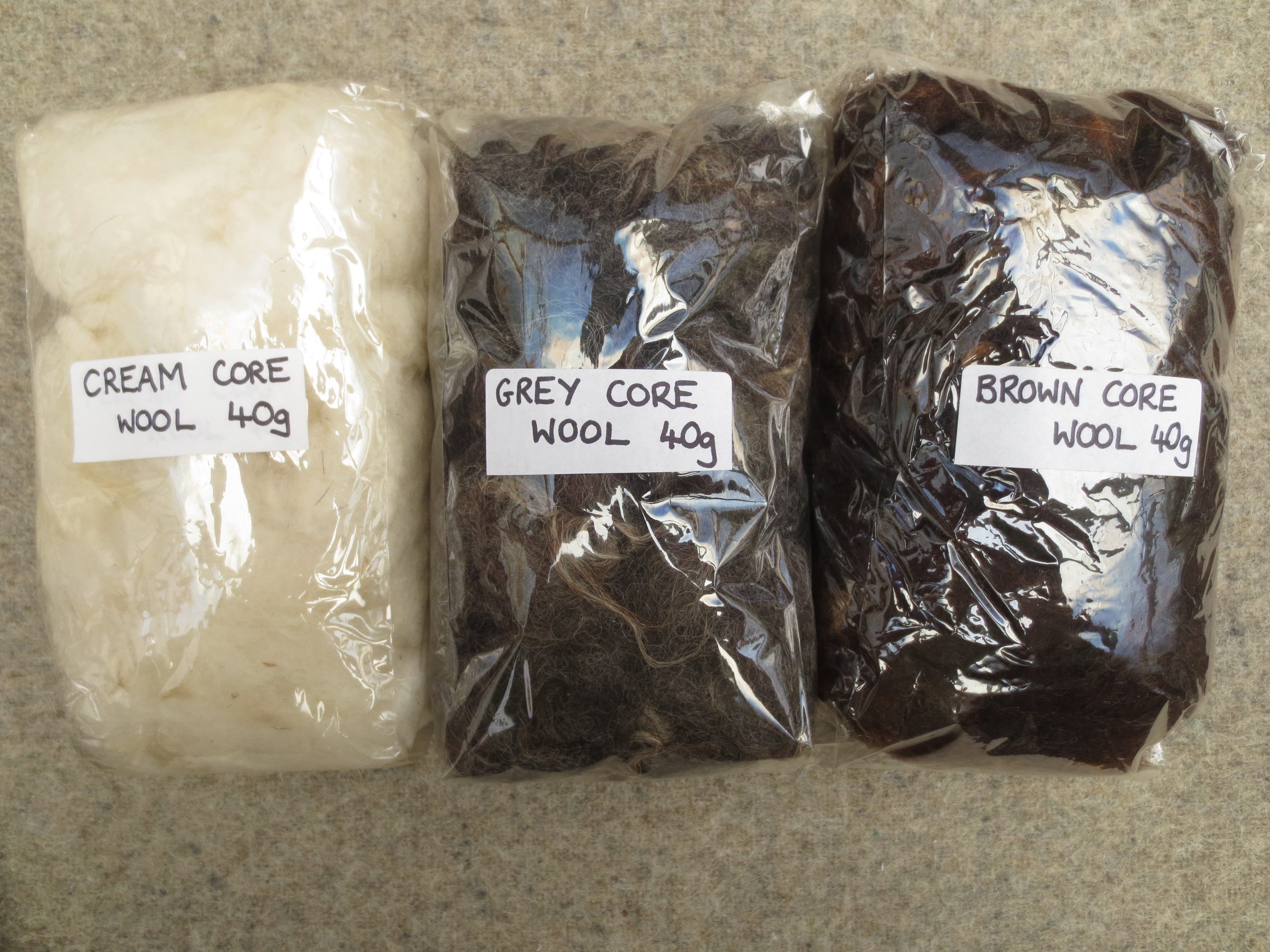 British Felting Core Wool - Natural Colours - Image 10