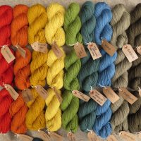 Wool Yarns - commercially spun