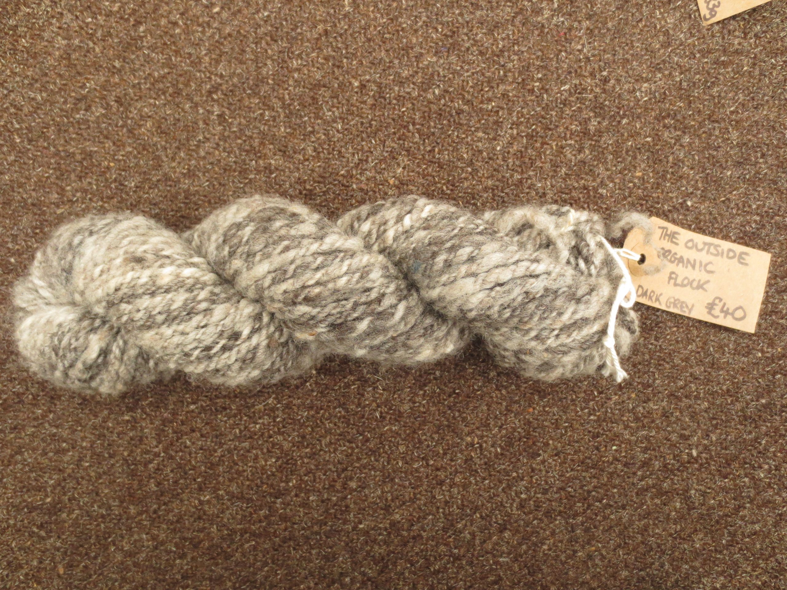 Dark grey skein