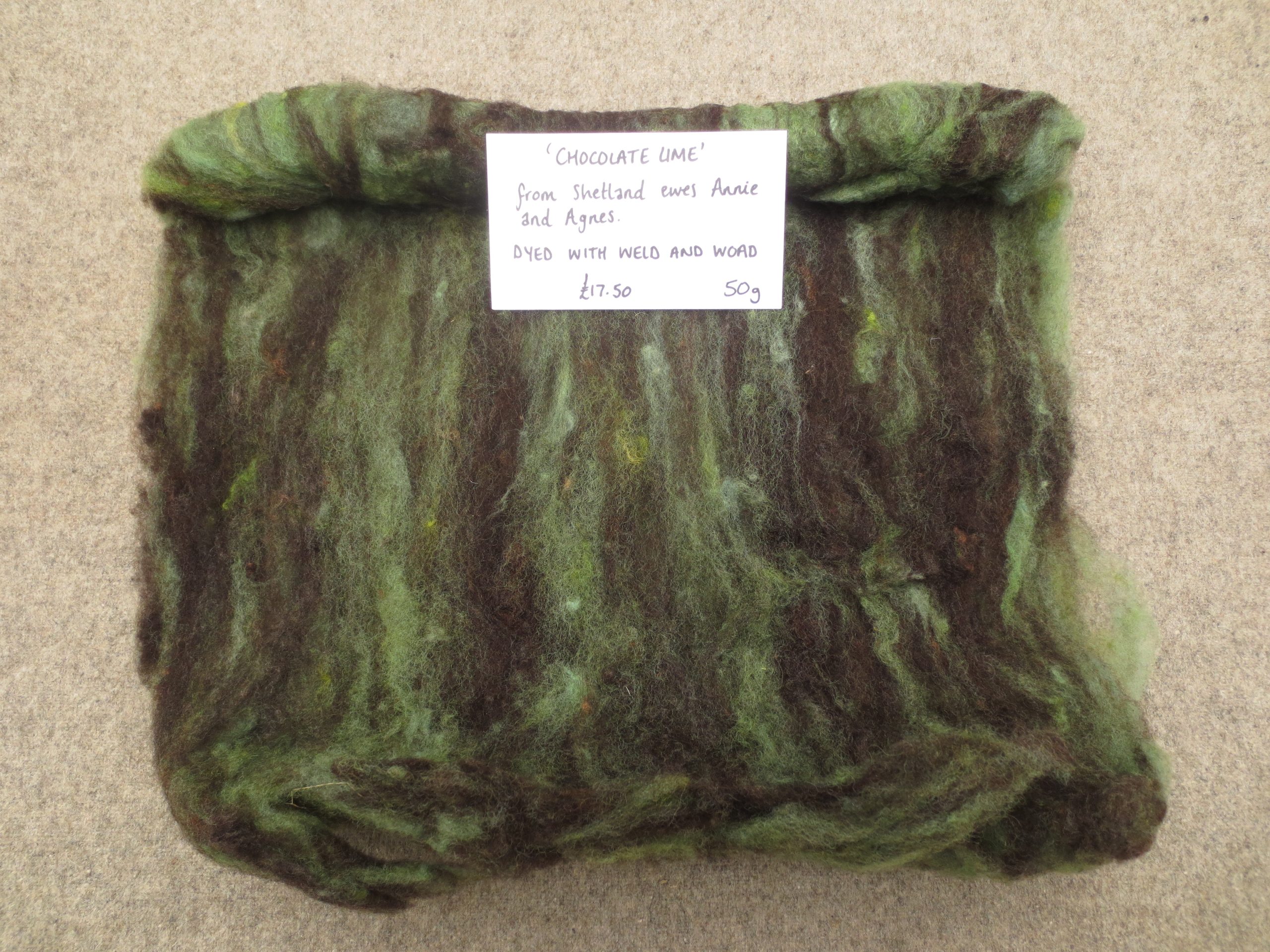Annie and Agnes 50g chocolate lime unrolled
