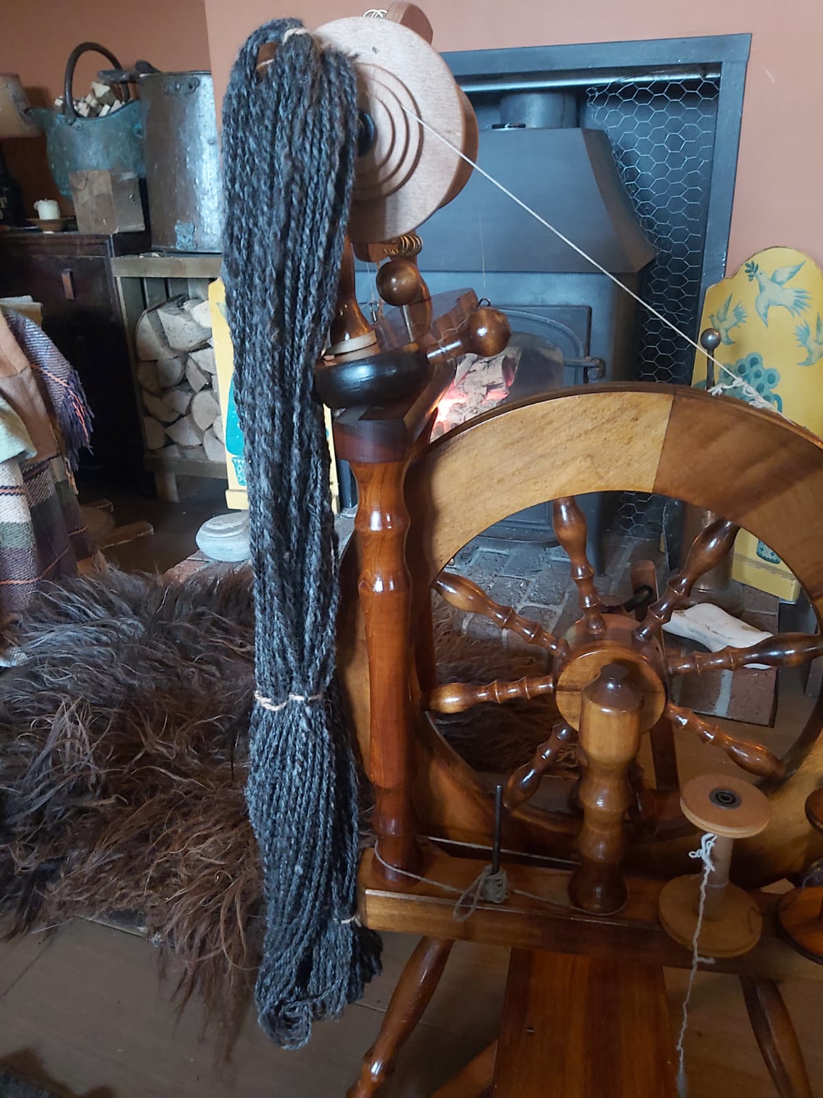 Organic Handspun Shetland x Boreray Wool yarn (Aran to Chunky!) - Image 25