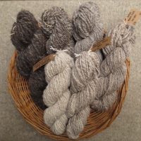 Organic Wool Yarn - handspun by us